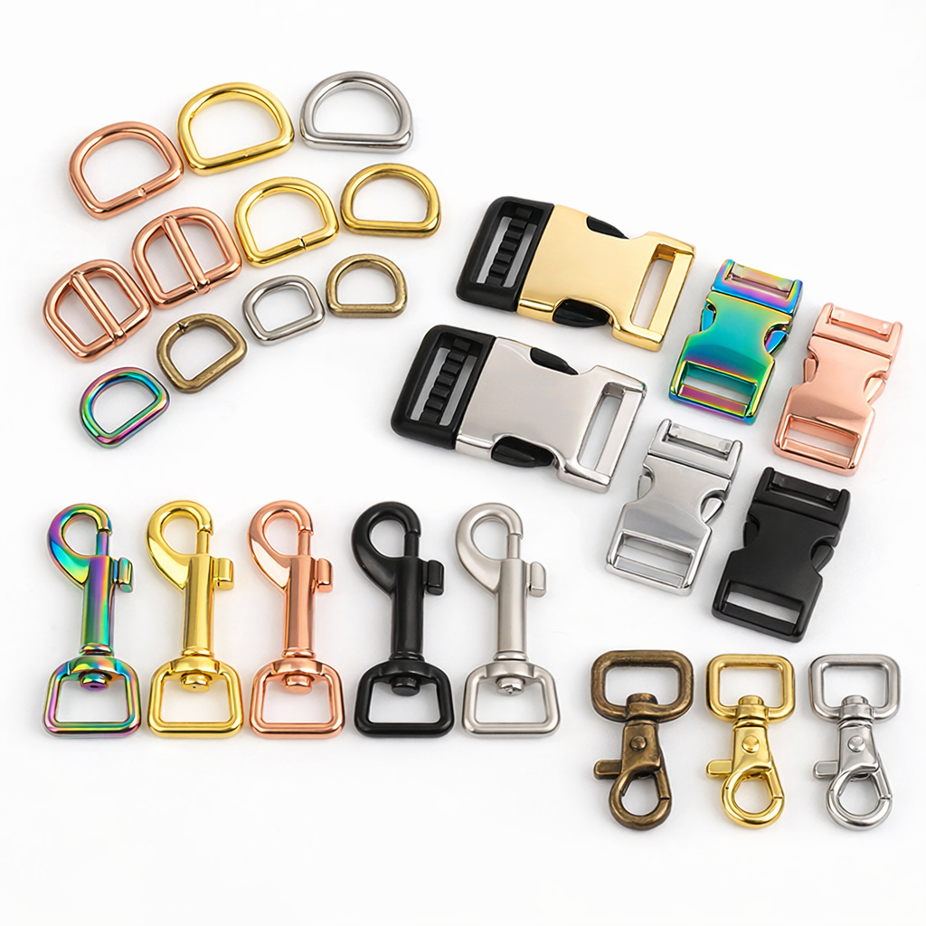 Oro Negro Plata Rosa Neón