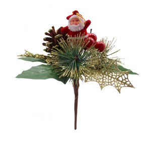 Christmas Creative Pine <strong>Twig</strong> Pine Needle Red Pine Cone Pendant <strong>DIY</strong> Accessories Decorations Packaging Gift Box Accessories - Product Image 6