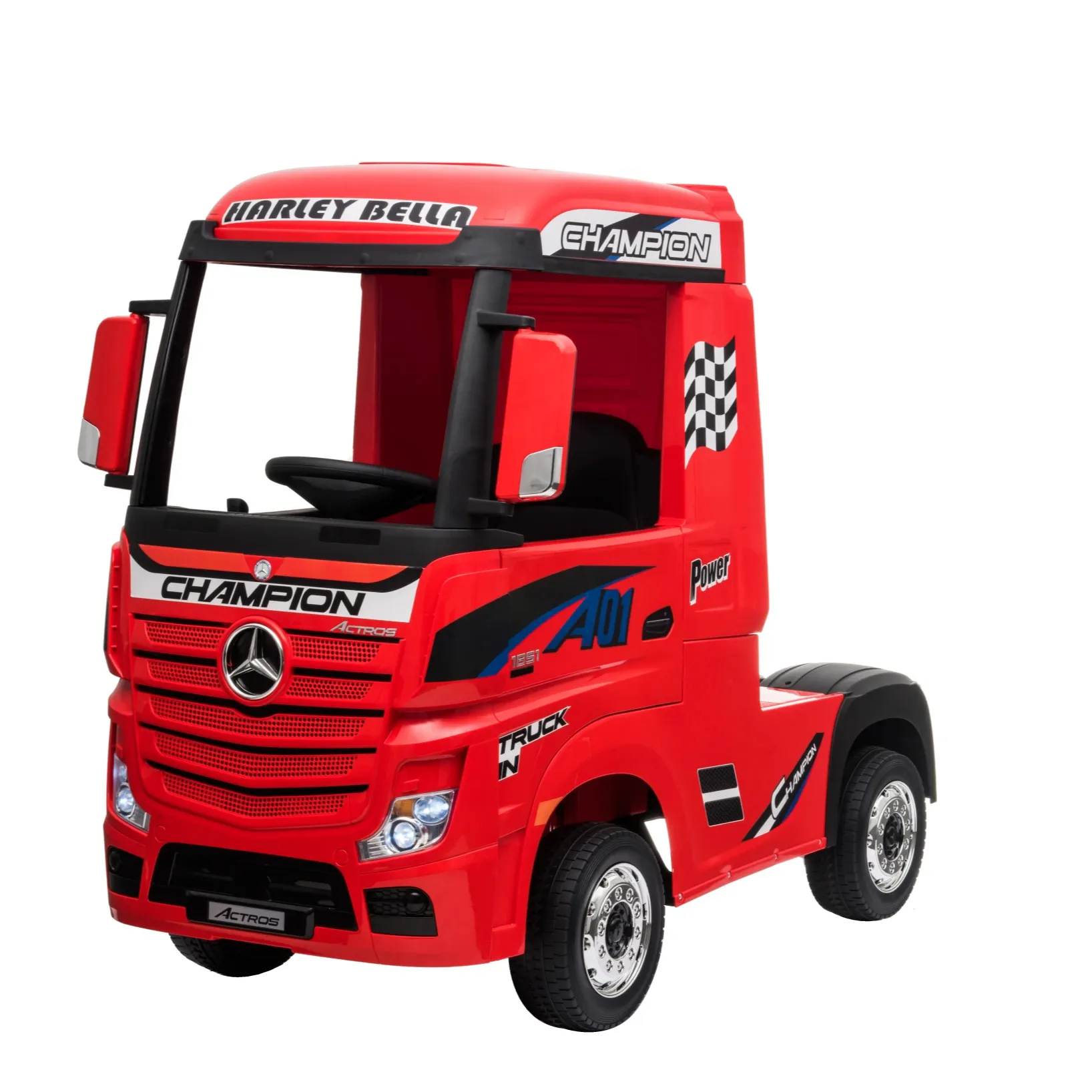 2023 Venda QUENTE Mercedes Benz Actros Truck Licenciado Toy Car Crianças Passeio Elétrico No Carro
