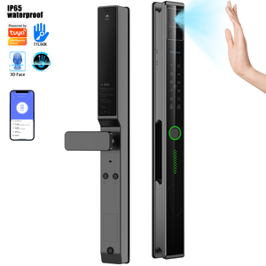 Zarif anahtarsız giriş dijital yatak odası için Bluetooth akıllı kapı kilidi için parmak izi ve kamera ile Wi-Fi ağ kapı için - Product Image 1