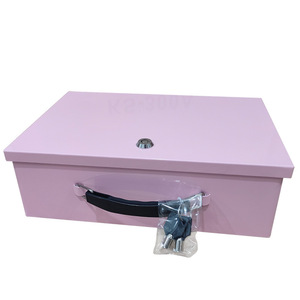 便携式耐用防火小金属保险箱文件保险箱 - Product Image 4