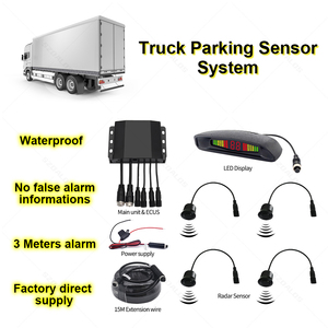 Sistema de sensor de estacionamiento universal con 4 sensores de radar de marcha atrás y pantalla LED para camión - Product Image 6