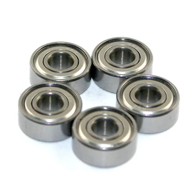 Rodamiento de bolas de acero cromado de alta dureza, rodamientos de bolas en miniatura, MR52 ZZ, 2x5x2,5mm