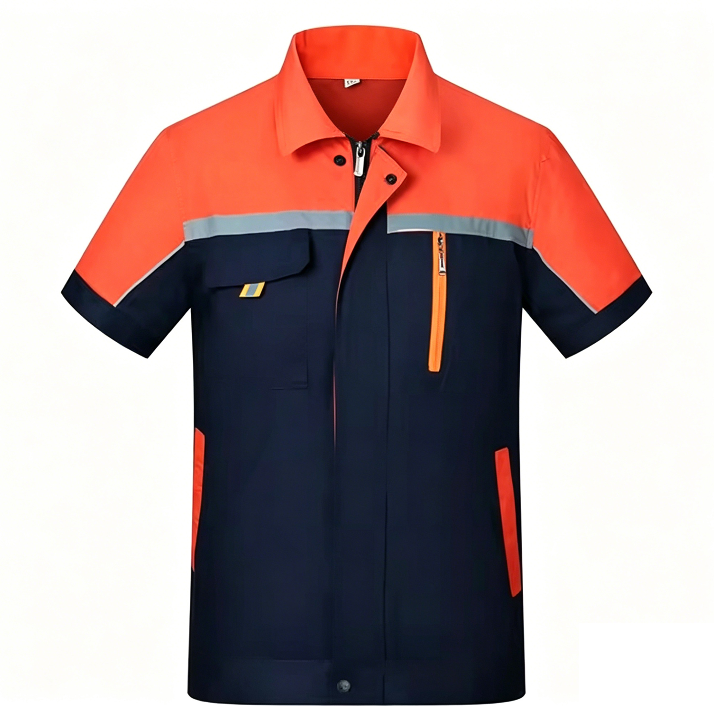 Azul oscuro+naranja
