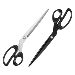 12inch chất lượng cao may thép không gỉ Shears dressmaker thợ may kéo cho vải với nhựa xử lý quần áo kéo - Product Image 1