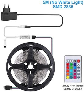 RGB SMD5050 IP20/IP65 LED-Licht leiste Flexibler Farbbandst reifen DC 12V RGB-Diodenband-IR-Controller-Adapter mit 44-Tasten-Controller - Product Image 3