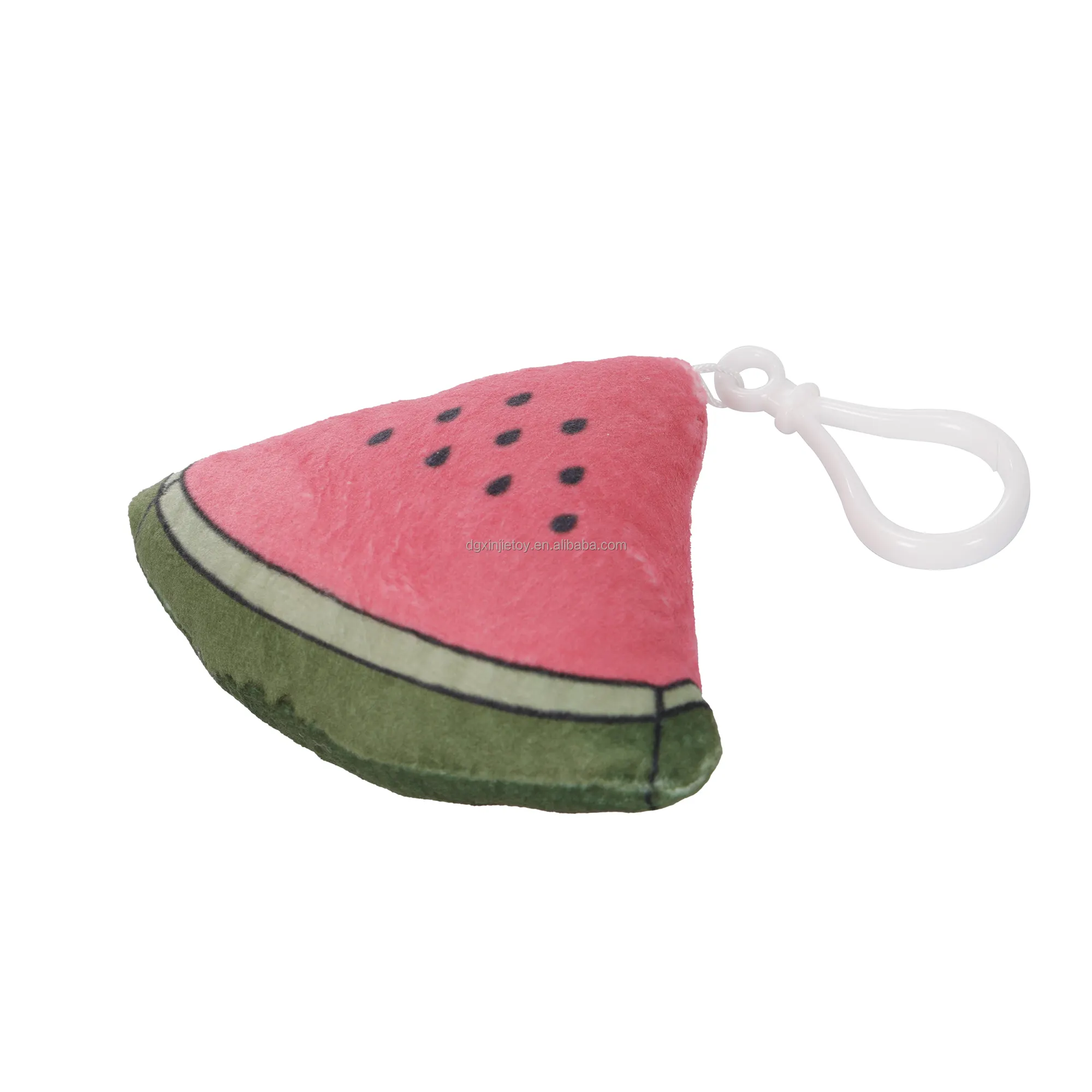 Custom made plush material items of various shapes Stereoscopic watermelon plush figure Creative plush object styling