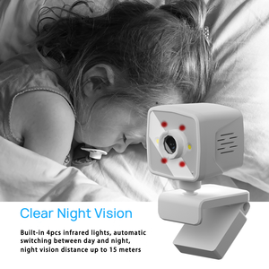 Renkli gece görüş ile 1080P Web kamera ev güvenlik kablosuz WiFi Webcam IP kamera akıllı Mini güvenlik kamerası - Product Image 5