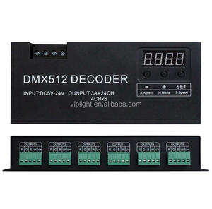 DMX 512 Digital Display Decoder führte Controller DMX512 Controller für LED RGBW Band Streifen Licht DC5-24V