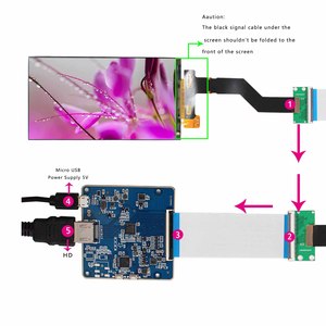 6.0 "1440x2560 Hd scheda Lcd Smart Display Lcd tachimetro digitale per bici 6In Ips 50Pin Mipi schermo Lcd per Pc e Raspberry Pi