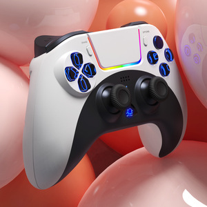 El más nuevo controlador inalámbrico ps4 con conector para auriculares de 6 ejes P4 Blue tooth GamePad compatible con PS3/ios teléfono móvil/joystick de juego de PC