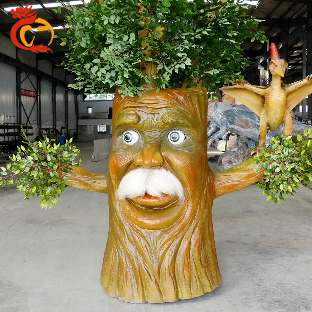 arbre parlant avec barbe