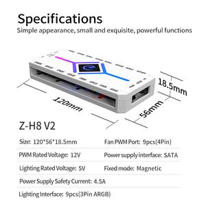 Low Price OEM&amp;RETAIL ARGB <strong>Controller</strong> Wireless Remote Control 5v3 Pin Light Synchronous PWM 4pin Desktop <strong>Computer</strong> Chassis Fan Hub - Product Image 5