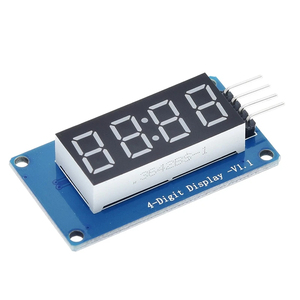 TM1637 modulo Display a LED 7 segmento 4 bit 0.36 pollici orologio anodo rosso tubo digitale quattro Driver seriale Board Pack - Product Image 2
