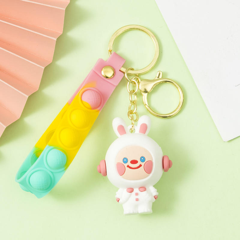 New bubble rope. - Pink space rabbit