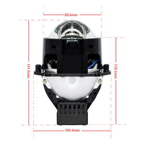 130WレーザーホワイトダブルレンズBiLedプロジェクター3インチデュアル<span class=keywords><strong>Led</strong></span>プラスレーザーヘッドライトh4h7led車