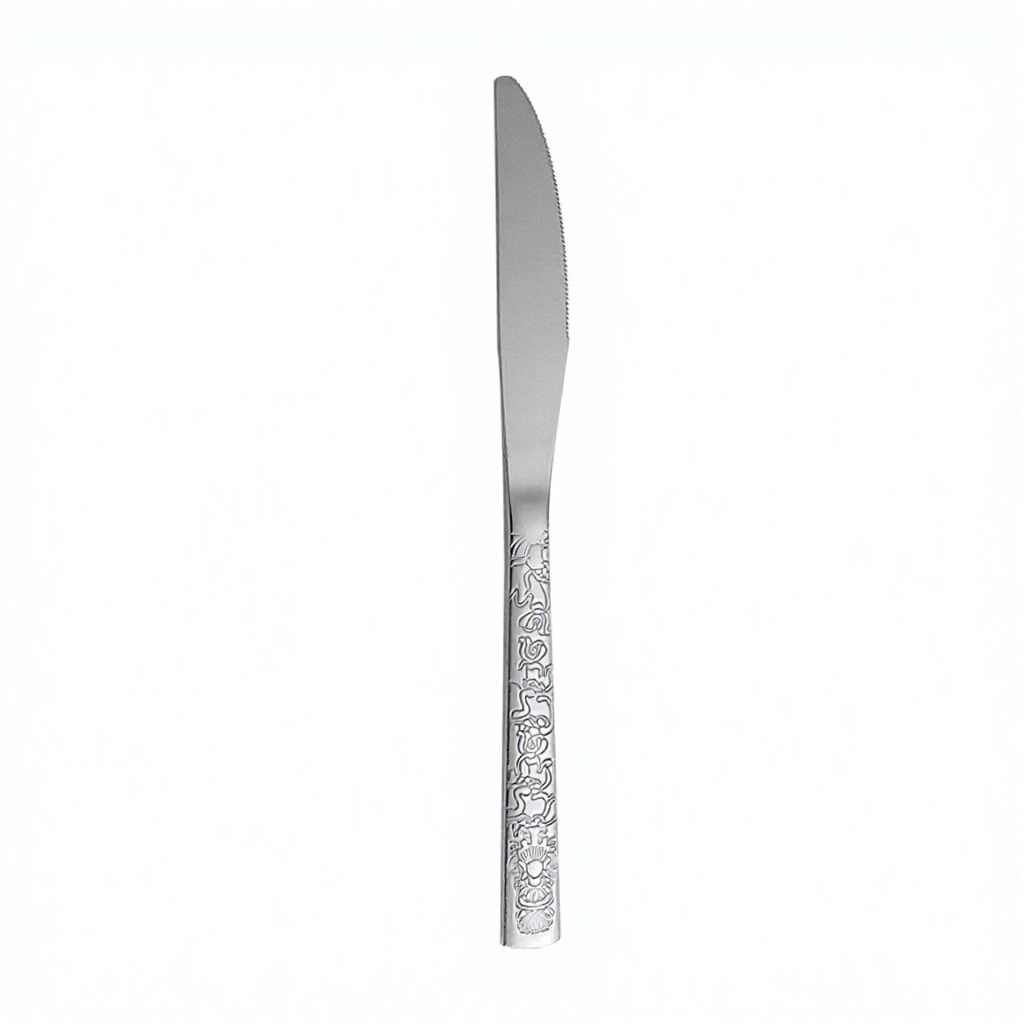 Silver dining knife