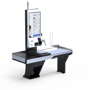 21.5 pollici Fast Food Self-Service POS chiosco automatico interattivo Touchscreen da pavimento macchina personalizzabile Software SDK - Product Image 1