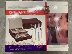 Bán thanh lý-84pcs/72pcs thép không gỉ thiết lập dao kéo, chất lượng cao đồ dùng nhà bếp, giảm giá - Product Image 2