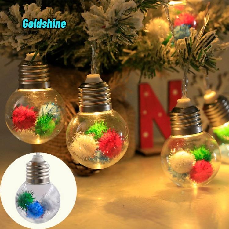 แบตเตอรี่ (2 M/10LEDs) สีขาวอบอุ่น