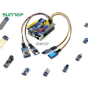 <strong>Raspberry</strong> <strong>Pi</strong> 4 Model B <strong>Sensor</strong> Kit with Flame Color Infrared Reflective Laser Rotation Sound Moisture 13 Popular <strong>Sensor</strong> - Product Image 1