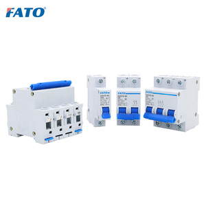 FATO MCB DC Mini disyuntor 1P <span class=keywords><strong>2P</strong></span> 3P 4P 125-750V precios Din Rail DZ47Z para protección de paneles solares - Product Image 6