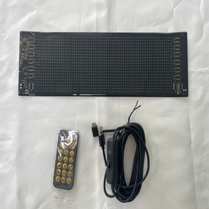 Programmable <strong>LED</strong> Matrix Panel for Advertising or DIY Use Small Screen Animation 5V <strong>LED</strong> Sign for Car Party Festival Home Decor - Product Image 3