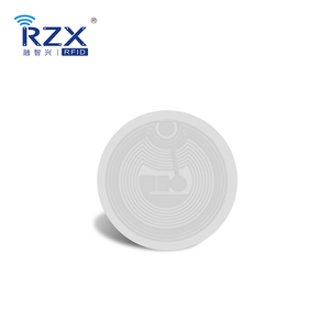 ISO 14443A HF 13.56MHzウェットインレイNFC印刷可能直径25mmRFIDウェットインレイ家電ラベル用 - Product Image 4