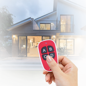 Red 4-<strong>Channel</strong> 433.92MHz Wireless Remote Control RF 1-Year Warranty Duplicate <strong>Type</strong> Spare Remote for Electric Gate - Product Image 4