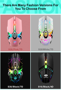 Laven S10 शांत 7d वायर्ड एर्गोनोमिक ऊर्ध्वाधर दाएं-हाथ rgb बैकलिट गेमिंग माउस होम ऑफिस गेम के लिए नियंत्रण सॉफ्टवेयर के साथ - Product Image 6