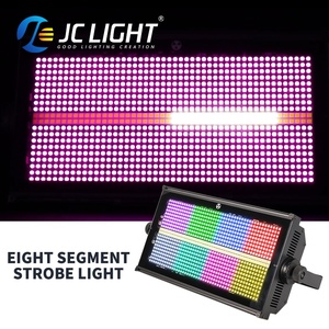 Dj Light Dmx Led Club Disco Rgbw Luces estroboscópicas Etapa 8 + 8 Segmento Led White Wash Flash 1000W Luz estroboscópica - Product Image 2