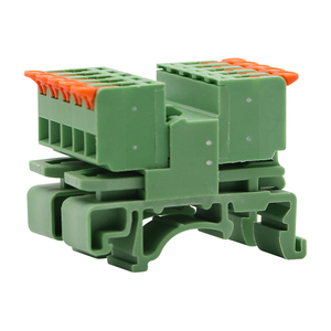 Chinese Factory Screwless Din Rail Mounted <strong>Terminal</strong> <strong>Blocks</strong> 5.08mm Pitch PCB <strong>Spring</strong> <strong>Terminal</strong> <strong>Block</strong> - Product Image 5