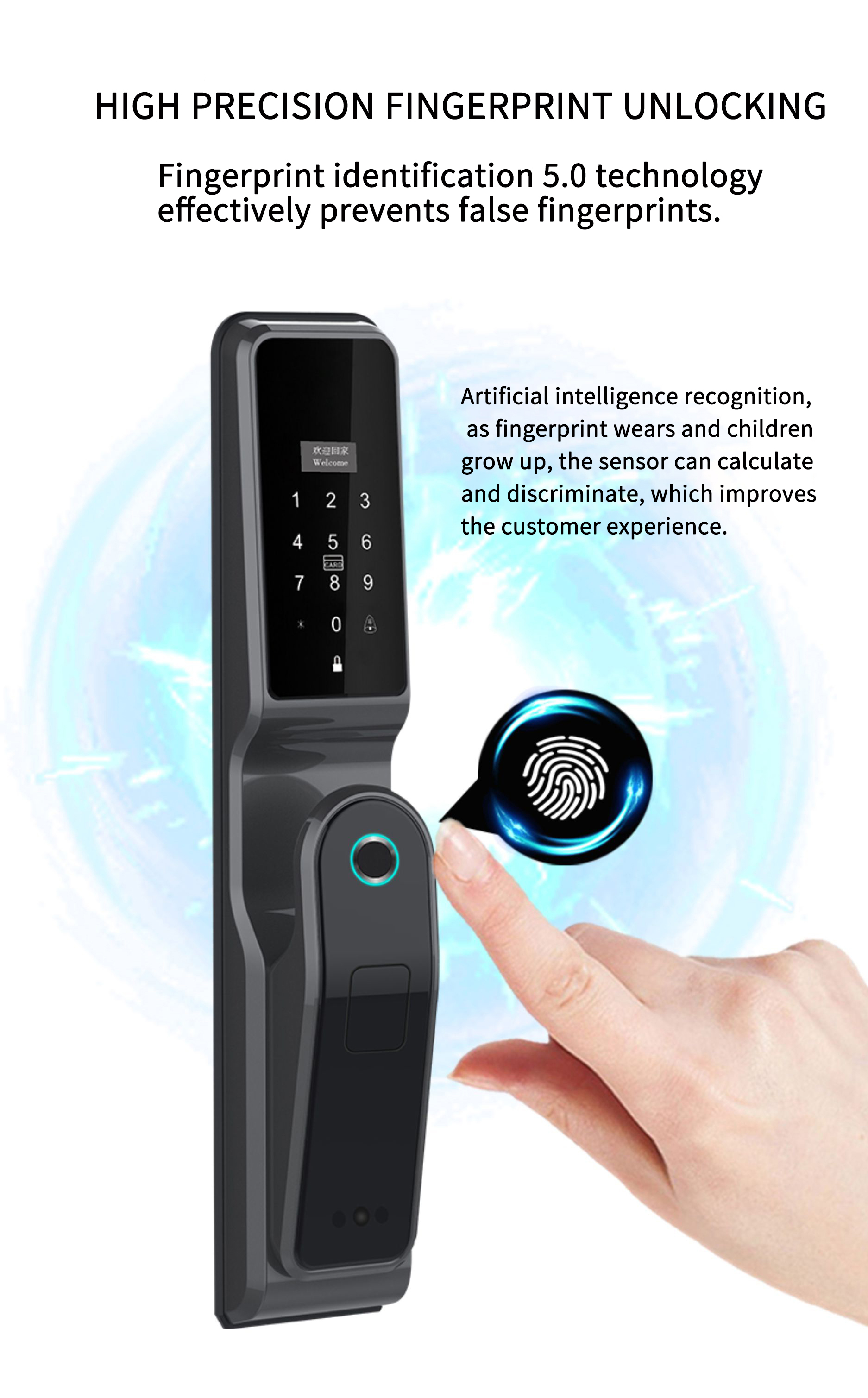 tuya smart lock home electronics smartsteps smart door lock with wifi fingerprint safety lock ttlock