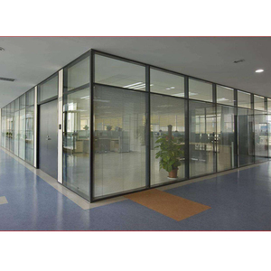 Qualità Premium singolo vetro muro divisorio smontabile per ufficio divisorio acustico certificato - Product Image 1