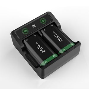 Xbox One/Series/SX için şık şarj seti denetleyicisi 2 adet 2650mAh pil ile hızlı şarj şarj standı oyun aksesuarları - Product Image 4