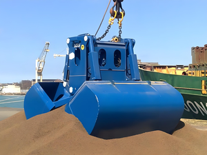 Crane Hydraulic <strong>Grab</strong> Is Used to <strong>Grab</strong> Scrap Steel, <strong>Ore</strong>, Garbage, Coal, Bulk Cargo. Capacity Customization Price Discount