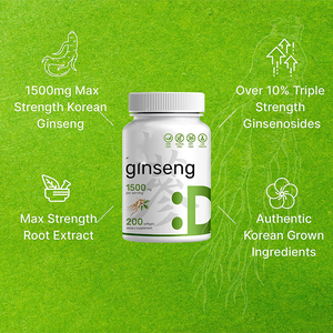 Vitamins Korean Red <strong>Panax</strong> Ginseng Root Extract <strong>Capsule</strong> Standardized to 10% Ginsenosides for Promote Immune Health - Product Image 4