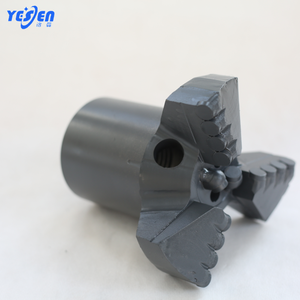 Broca PDC 102mm API 2 3/8 Reg Diamond Composite Three Wing Arc Angle Drill Bit Perforación sin núcleo