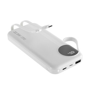 OEM/ODM 20000mAhパワーバンクデジタルディスプレイ付きデュアルタイプ-c出力22.5W携帯電話コンピュータ用ポータブルパワーバンク - Product Image 1