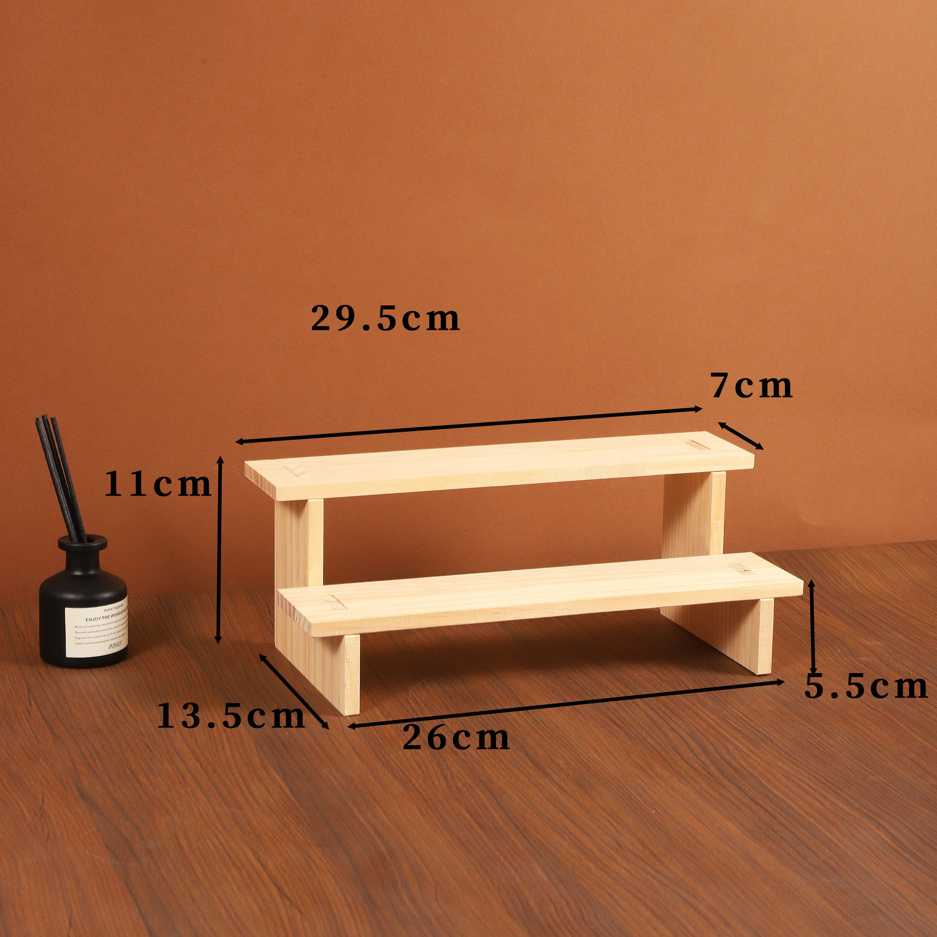Type B Solid Wood Staircase (Two Levels)