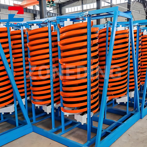 <strong>Chrome</strong> <strong>Mineral</strong> Concentrate <strong>Spiral</strong> <strong>Separator</strong> 1000Tpd Gold Ore Processing Production Plant <strong>Spiral</strong> Chute