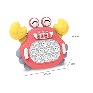 2024 Squeeze Toys Fast Push <strong>Light</strong> <strong>up</strong> Console Game Fast Push <strong>It</strong> Fidgets Toy Pops in Electronic Quicks Push Bubble Puzzle Game Toy - Product Image 5