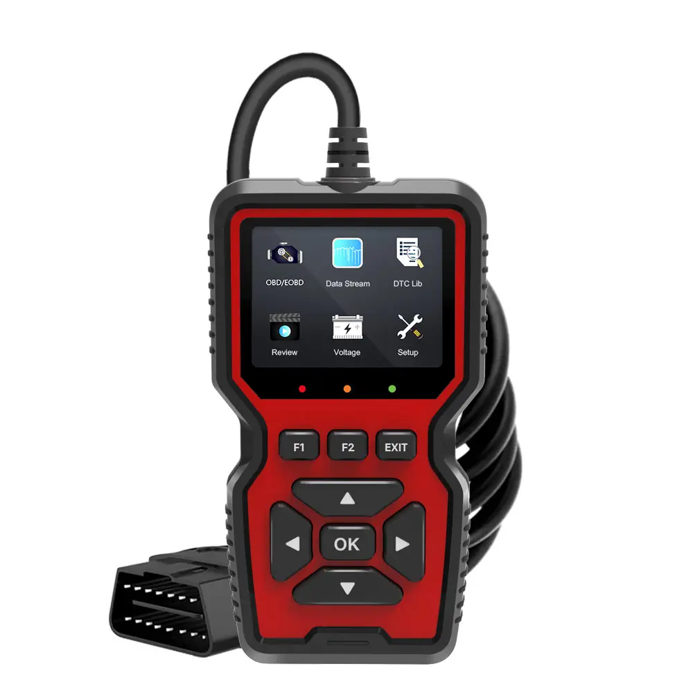 V519 portátil OBD2 Scanner de Diagnóstico Universal leitor de código de falha do motor do carro Monitor de Emissão de Verificação Elm327 Diagnóstico do Carro