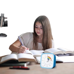 Timer visivo silenzioso con luce notturna-Strumento di gestione del tempo del conto alla rovescia di 60 minuti per la casa, la scuola e il lavoro - Product Image 4