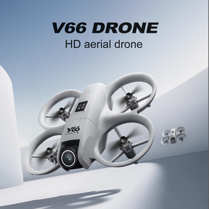 新款V66迷你2.4G Wifi无人机，带光流和避障4k相机儿童自拍玩具，带照明 - Product Image 4