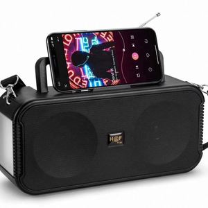 HF-F199支持USB tf卡调频收音机蓝牙无线扬声器，带手电筒，带太阳能 - Product Image 1