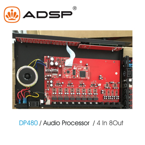 ADSP DP480双精度4输入8输出DSP音频处理器，带RS232的24位转换器 - Product Image 3