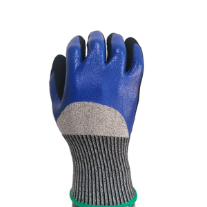 Custom Logo 4532 Mechanical Work Anti Cut Level 5 with Anti-Slip Function Nitrile Coated Work <strong>Gloves</strong> - Product Image 6