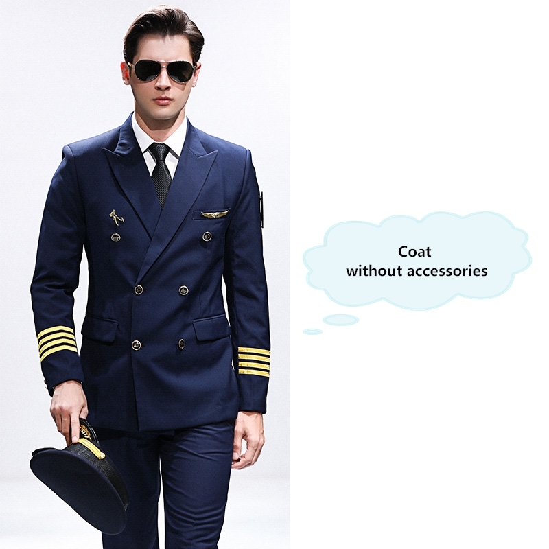 Dark Blue coat+Pants without accessories