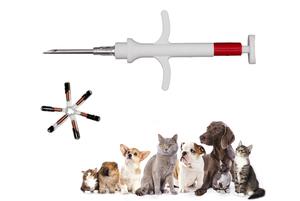 Rfid identificazione degli animali Microchip <span class=keywords><strong>Transponder</strong></span> per cani Micro <span class=keywords><strong>Chip</strong></span> con siringa Icar Tag di vetro per FDX-B 134.2khz Pet - Product Image 3